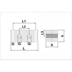 Zsírzóblokk - L - M10x1 - 2 kimenet