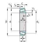 30306-DY (FAG) 30x72x20.75mm