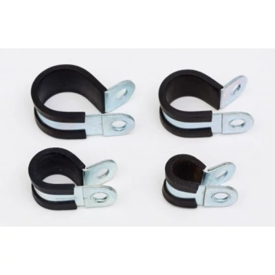 Csőbilincs gumis d=22mm L=12mm