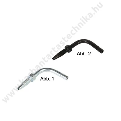 Csőszár 90° hosszú d=6mm NUT L=37mm