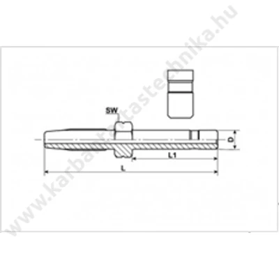Csőszár egyenes d=6mm rövid 11,3mm-es tömlőhöz