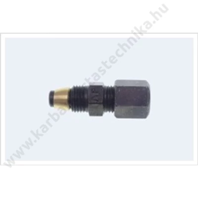 Visszacsapó szelep d=6mm csőhöz, M10x1,Fekete