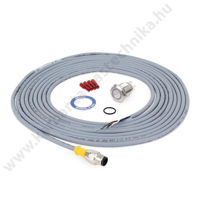 Remote manual run /monitoring light run kit - 12VDC, 4,88m M12 cable